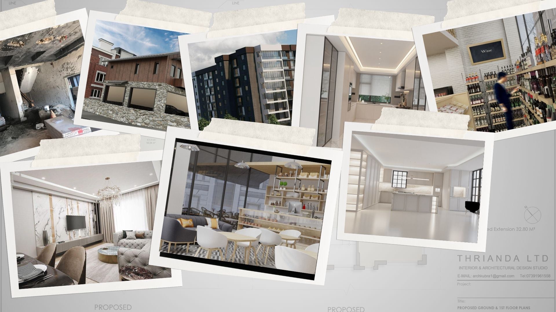 HOME | Thrianda Bespoke Interior & Architecture Design & Construction London England