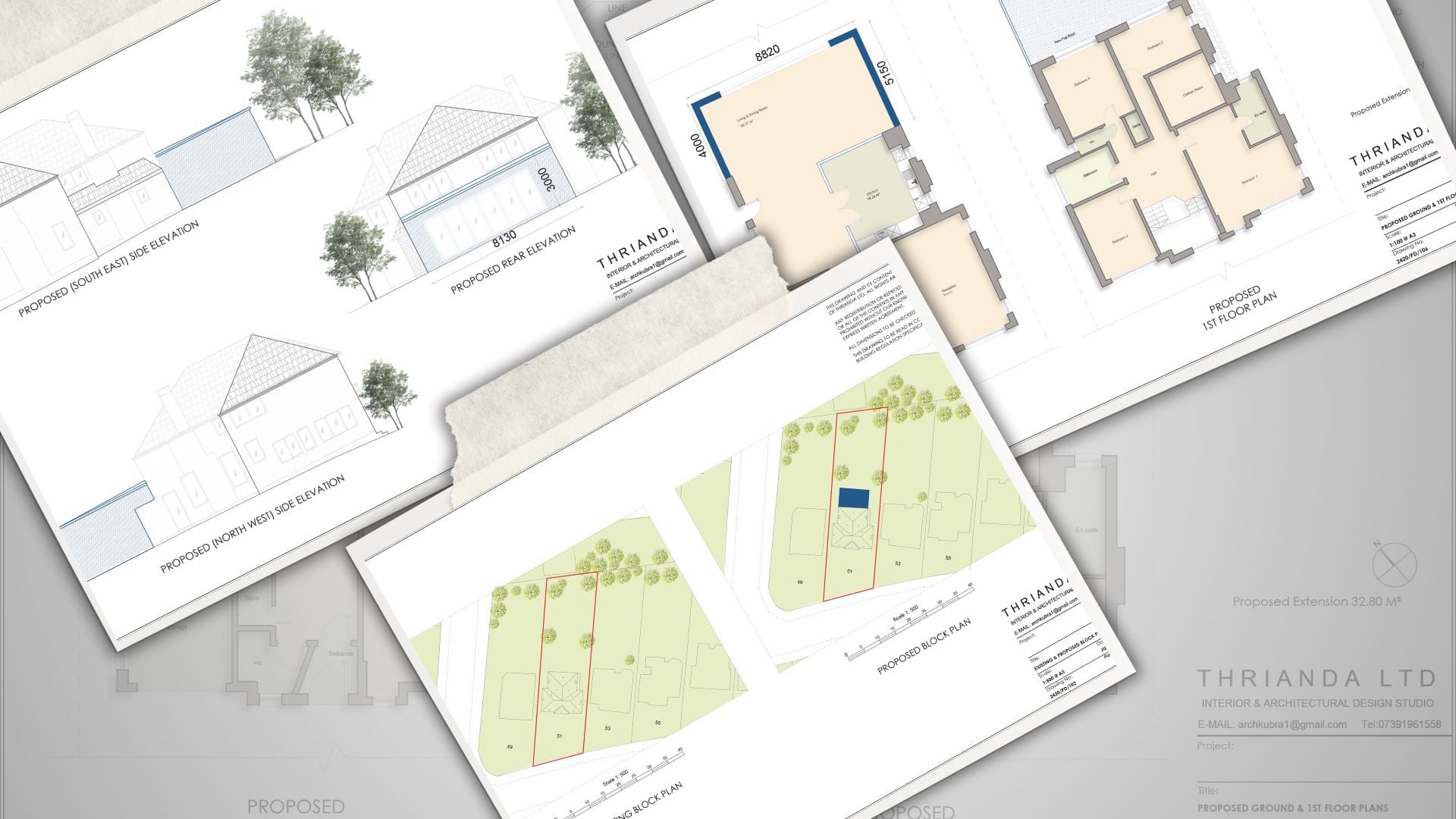 HOME | Thrianda Bespoke Interior & Architecture Design & Construction London England